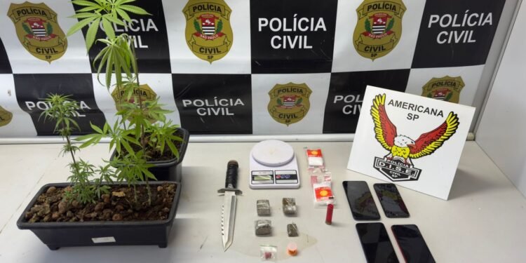 Dise de Americana prende homem por tráfico de drogas na operação “Lemão” em Santa Bárbara d’Oeste
