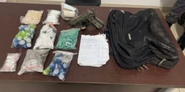 Policiais do Baep apreendem pistola calibre .380 após confronto com criminoso em Sumaré.