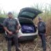 Tabletes de maconha apreendidos dentro de Jeep Compass roubado localizado em canavial na zona rural de Ipeúna.