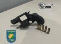 Polícia do 11º BAEP apreende arma de fogo após ocorrência de briga de trânsito em Ribeirão Preto.