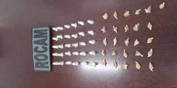 Material apreendido após ação da ROCAM que prendeu dois homens por tráfico de drogas no Jardim dos Lírios, em Americana (SP)