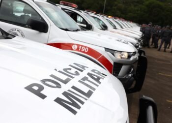Policiais militares durante a Operação Impacto Metropolitano em São Bernardo do Campo (SP), ação integrada que prendeu 12 pessoas no Grande ABC.
