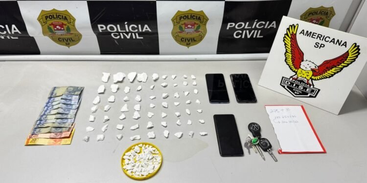 DISE Americana prende casal por tráfico de drogas durante operação Contato em Santa Bárbara d’Oeste