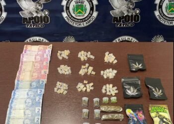 Guarda Civil Municipal de Santa Bárbara d’Oeste apreende drogas em trailer abandonado na COHAB Roberto Romano.