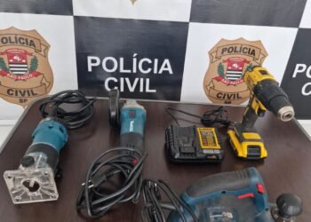 Polícia Civil e Polícia Militar esclarecem furtos de ferramentas em Piracicaba após ação conjunta.