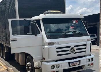 Guarda Civil Municipal apreende caminhão com sinais de adulteração em Cosmópolis