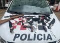 Polícia Militar realiza flagrante posse de arma e apreensão de armas de uso restrito em Americana