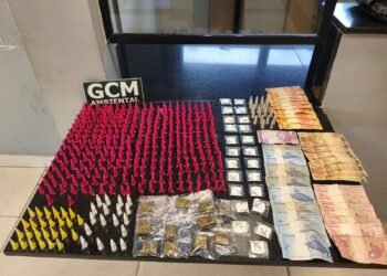 GCM prende criminoso por tráfico de drogas durante patrulhamento no Jardim São Carlos