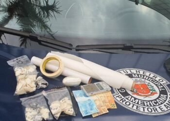 Guarda Municipal detém jovem por tráfico de drogas no Jardim da Paz em Americana