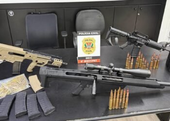Deic prende casal ligado a quadrilha com fuzis e carros blindados em São Paulo