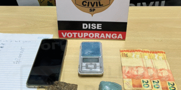 Dise de Votuporanga prende criminoso por tráfico no bairro Belo Horizonte