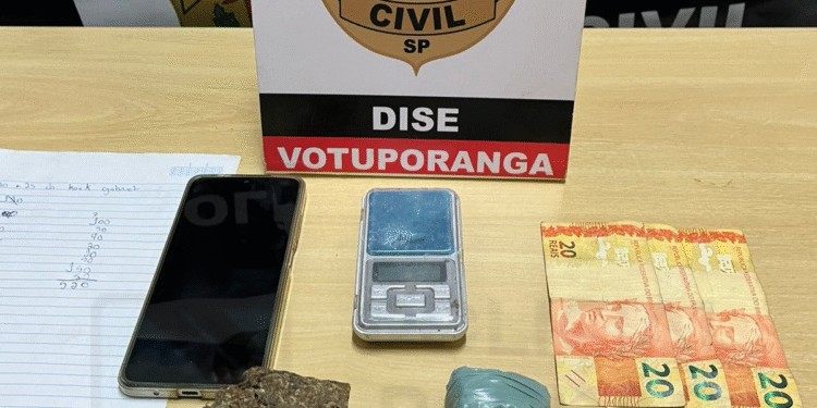 Dise de Votuporanga prende criminoso por tráfico no bairro Belo Horizonte