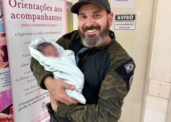 Garra auxilia em parto de bebê no centro de São Paulo