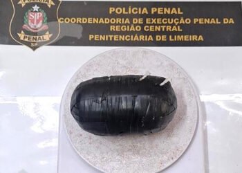 Polícia Penal flagra mulher tentando entrar com maconha na Penitenciária de Limeira.