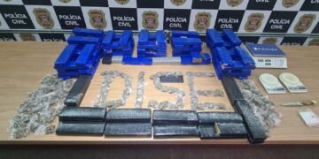 Polícia Civil apreende 80 quilos de maconha dentro de casa bomba em Itapetininga.