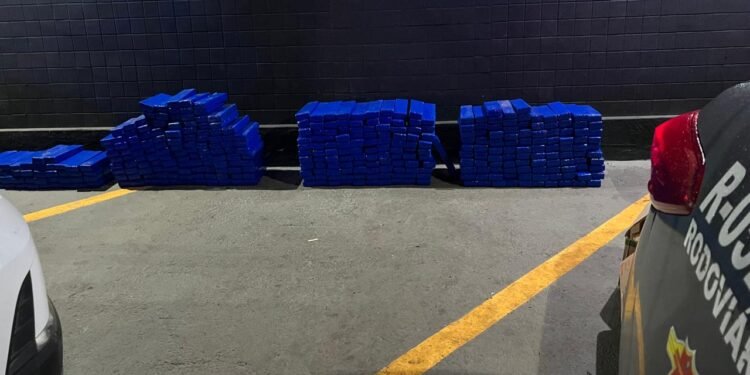 Polícia Militar Rodoviária apreende quase 300 kg de maconha e prende casal na SP-258 em Itapeva