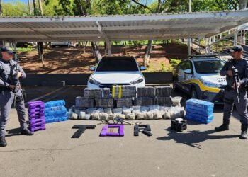 TOR intercepta carro com quase 400 quilos de drogas na Castello Branco.