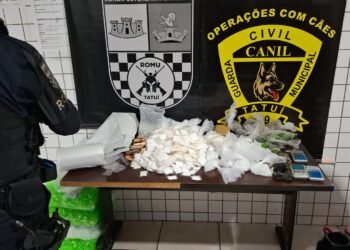 Drogas e materiais usados para o tráfico são apreendidos na cidade de Tatuí