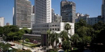 Biblioteca Mário de Andrade, a maior do país, foi alvo de ação criminosa no domingo (7). Crédito: Google Maps