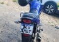 Motocicleta com placa adulterada com fita adesiva é flagrada durante patrulhamento da GCM em Santa Bárbara d’Oeste