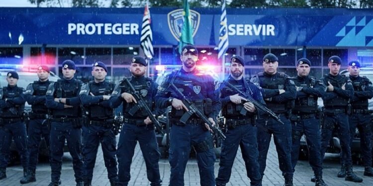 Tropa de elite da GCM prende dupla e recupera carro roubado. Crédito: Prefeitura de São José dos Campos