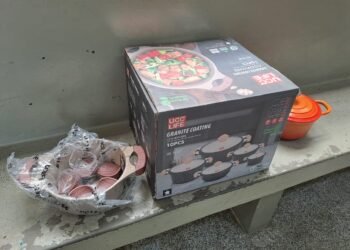 Após disparo de alarme, homem é preso com produtos furtados