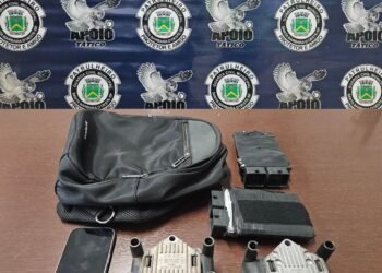 Apoio Tático da GCM de Santa Bárbara d’Oeste flagra direção sem CNH e apreende módulos veiculares