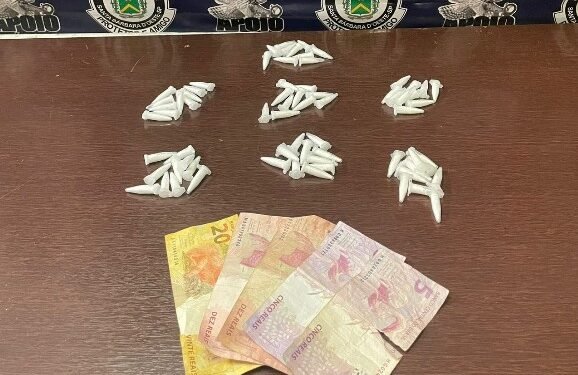 GCM apreende 70 porções de cocaína durante ação no Parque do Lago