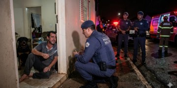 polícia militar salva homem em surto em paulínia #PraCegoVer: imagem ilustrativa representando atendimento policial em ocorrência de crise emocional com negociação