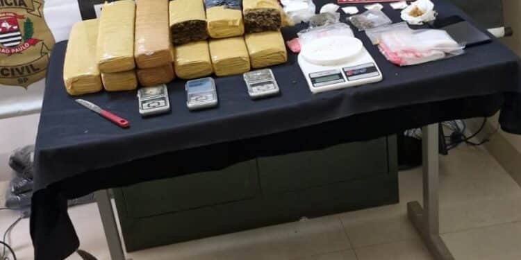 DISE prende traficante com mais de 10 kg de drogas em Votuporanga durante ação contra tráfico