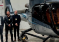 Polícia Civil recebe helicóptero apreendido para reforçar operações de segurança pública. #PraCegoVer: helicóptero Airbus Helicopters EC130 T2 apreendido durante investigação está estacionado em área operacional e será utilizado em missões de segurança pública, transporte de órgãos, medicamentos e apoio às forças policiais.