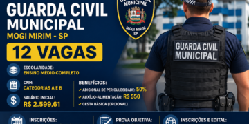 concurso público para Guarda Civil Municipal de Mogi Mirim — #PraCegoVer: imagem relacionada à Guarda Civil Municipal e à abertura de concurso para contratação de novos agentes.