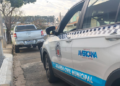 GAMA recupera caminhonete furtada em Limeira — #PraCegoVer: imagem mostra a Mitsubishi L200 Triton localizada pela Guarda Municipal após alerta da Muralha Digital.