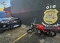 DIG prende dois por comércio e transporte de moto irregular em Hortolândia #PraCegoVer: imagem relacionada à ação da Polícia Civil que resultou na apreensão de uma motocicleta com sinais identificadores adulterados.