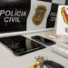 Operação Monte Belo apreende drogas em Campinas - #PraCegoVer: imagem ilustrativa de operação da Polícia Civil contra o tráfico de drogas, com apreensão de entorpecentes e objetos usados na investigação.