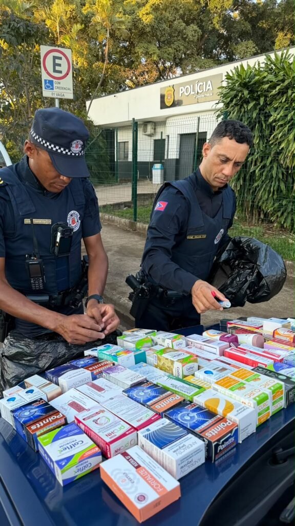 Guarda Municipal recupera R$ 21 mil em produtos após furto a farmácias em Santa Bárbara