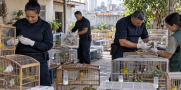 GCM apreende 400 aves na zona leste