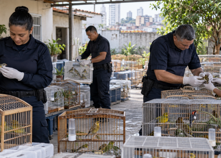 GCM apreende 400 aves na zona leste