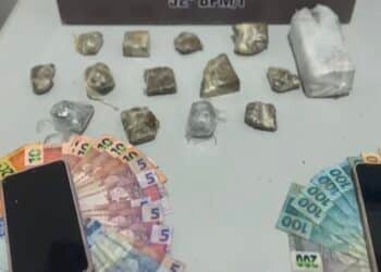 operação contra tráfico de drogas em Paulo de Faria — #PraCegoVer: descrição visual deve ser preenchida de acordo com a fotografia original da ocorrência.