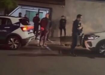 homem baleado e atropelado no Vista Alegre — #PraCegoVer: imagem relacionada ao atendimento de uma ocorrência policial envolvendo a GCM no bairro Vista Alegre.