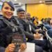 patrulha Maria da Penha capacitação Ministério Público #PraCegoVer guardas acompanhando evento