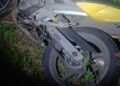 GAMA recuperou motocicleta furtada em Americana #PraCegoVer: motocicleta Honda Twister amarela recuperada pela Guarda Municipal após ocorrência envolvendo dois adolescentes.