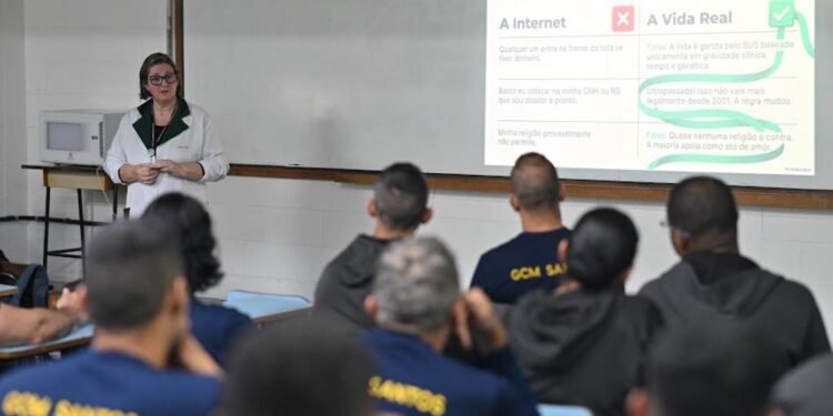 doação de órgãos e tecidos em Santos #PraCegoVer