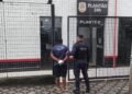 foragido da Justiça apreendido pela Guarda Civil. #PraCegoVer