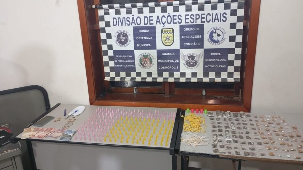 ROMU apreende adolescente por tráfico de drogas com 475 porções em Cosmópolis