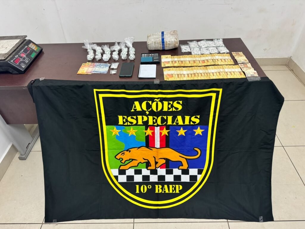 BAEP prende homem por tráfico de drogas em Sumaré e apreende mais de 1,5 kg de drogas
