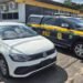 veículo com sinais identificadores adulterados. #PraCegoVer automóvel apreendido com sinais adulterados