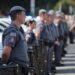 reforço de 289 policiais em Santos #PraCegoVer