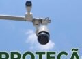 câmeras de monitoramento em Santos reforçam segurança #PraCegoVer